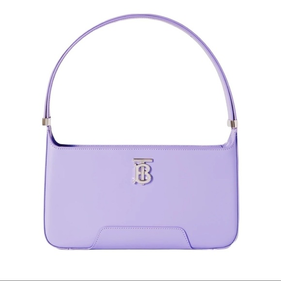Burberry | NWT TB Leather Shoulder Bag in Lavender - Picture 2 of 8